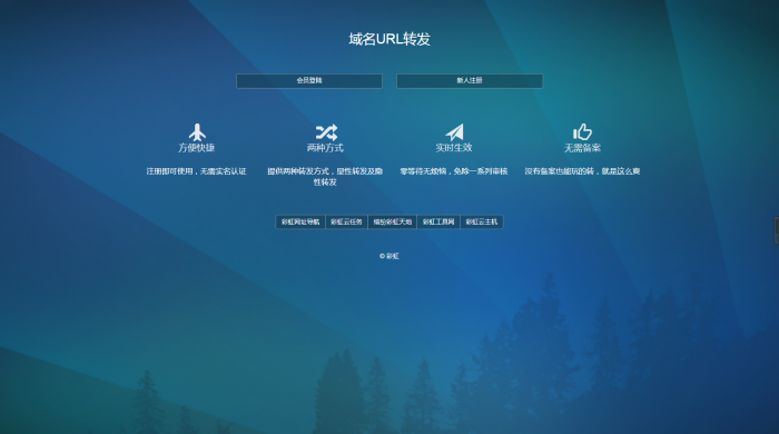 PHP域名url转发源码支持隐性转发-D42资源网