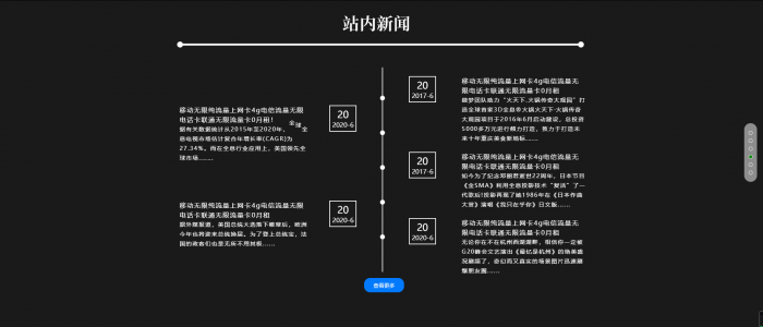 一款全屏展示的流量卡官网单页模板源码插图3