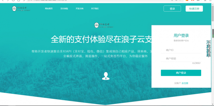 最新浪子云支付开源版源码-D42资源网