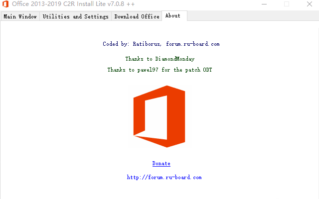 2020 Office部署工具—-Office 2013-2019 C2R Install 7.0.8 正式版+单文件版-D42资源网
