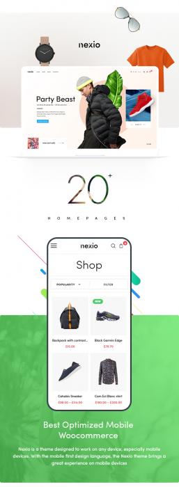 WordPress主题Nexio v1.0.7 时尚服装WooCommerce商店主题-D42资源网