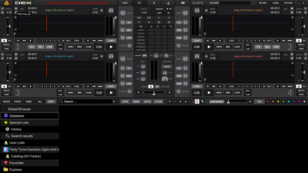 PCDJ DEX(DJ混音软件)v3.11.0.2 中文版下载-D42资源网