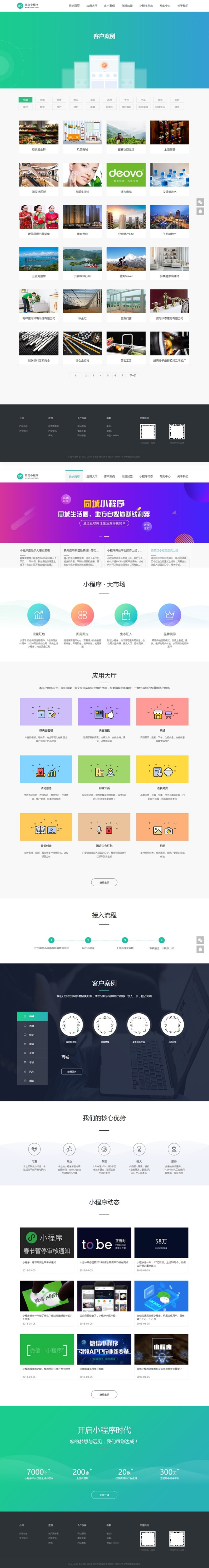 微信小程序开发代理展示销售网站源码（手机同步）产品介绍-D42资源网
