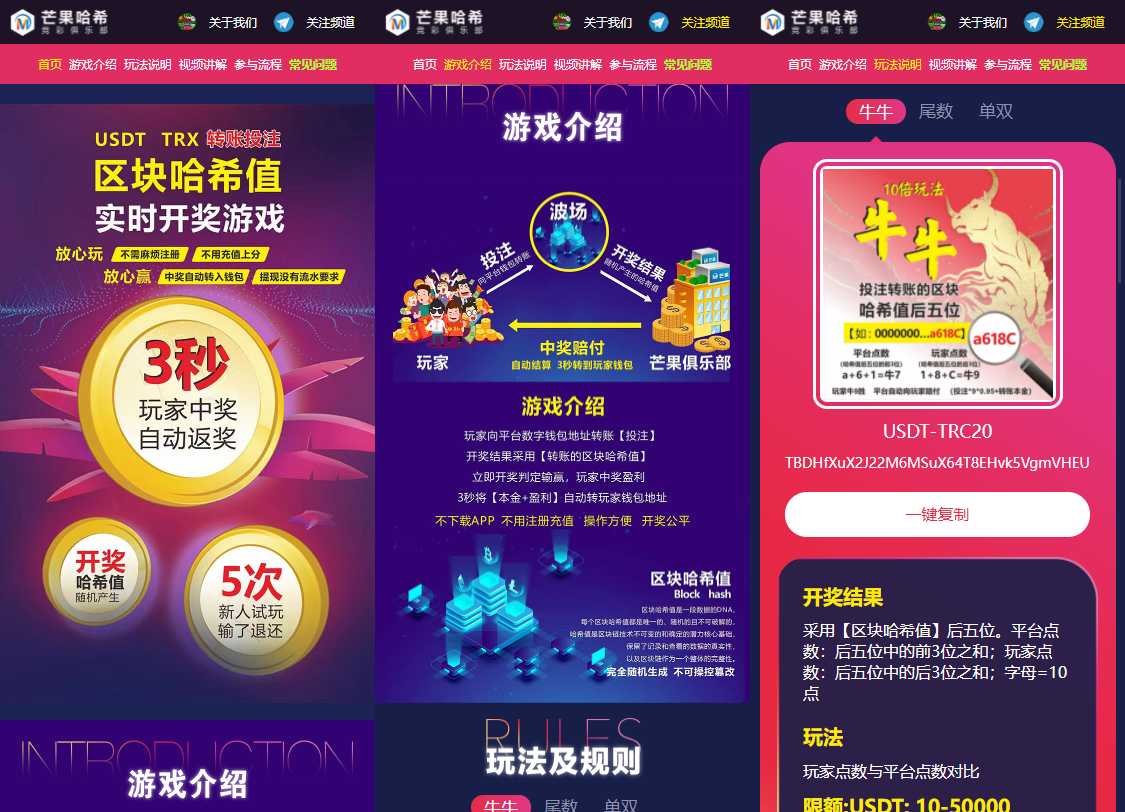 哈希值竞猜源码纯合约的返奖辛运哈希源码-D42资源网