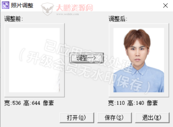 1寸相片调整单文件小工具-D42资源网